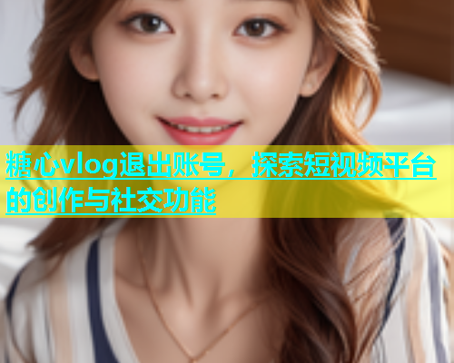 糖心vlog退出账号，探索短视频平台的创作与社交功能  第2张
