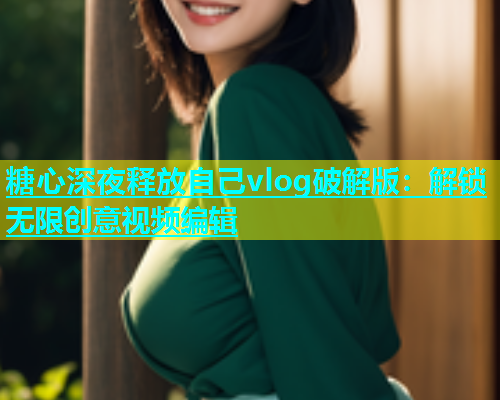 糖心深夜释放自己vlog破解版：解锁无限创意视频编辑