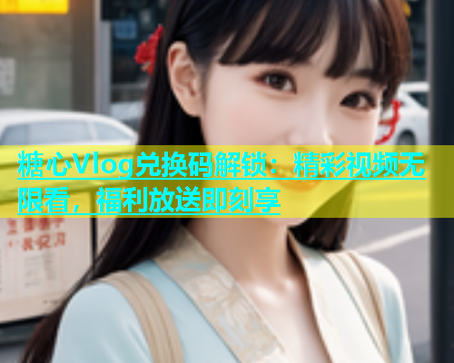 糖心Vlog兑换码解锁：精彩视频无限看，福利放送即刻享
