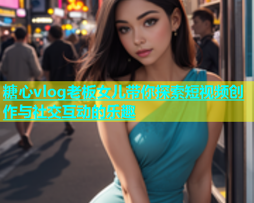 糖心vlog老板女儿带你探索短视频创作与社交互动的乐趣