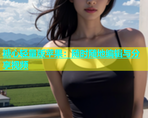 糖心轻量版苹果：随时随地编辑与分享视频