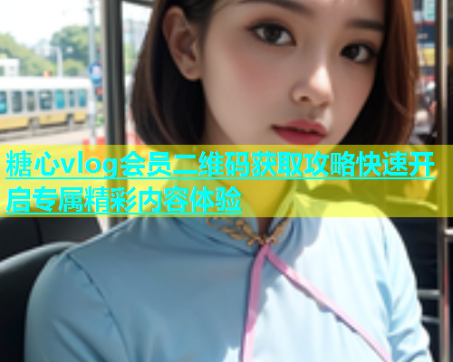 糖心vlog会员二维码获取攻略快速开启专属精彩内容体验