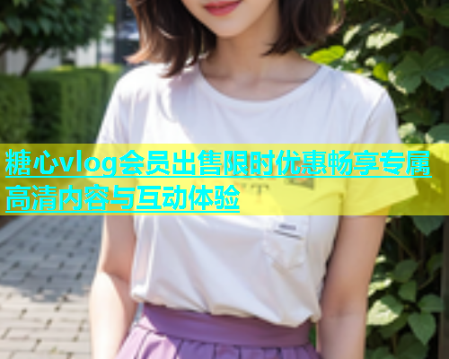 糖心vlog会员出售限时优惠畅享专属高清内容与互动体验