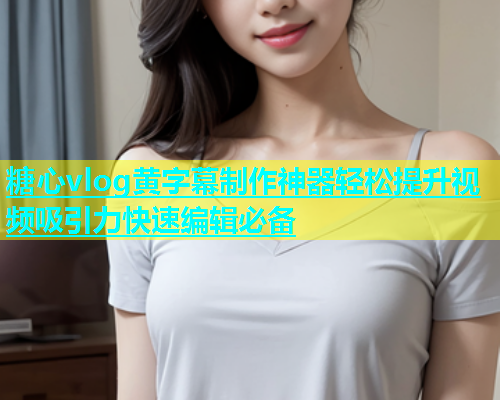 糖心vlog黄字幕制作神器轻松提升视频吸引力快速编辑必备
